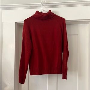 Red Turtleneck Sweater
